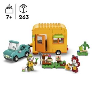 77054 Leif med campingvogn og hagebutikk