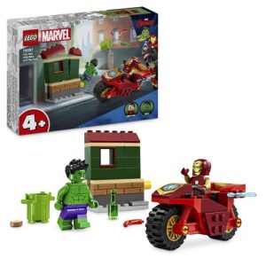 76287 Iron Man med motorsykkel og Hulken