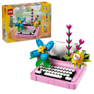 31169 Skrivemaskin med blomster Creator 3i1