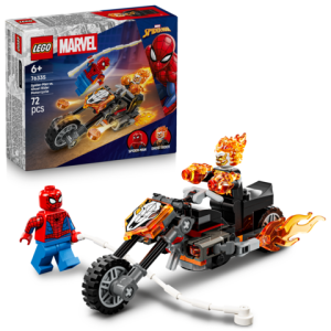 76335 Spider-Man mot Ghost Rider på motorsykkel