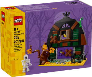 40721 Halloween-dekorert låve