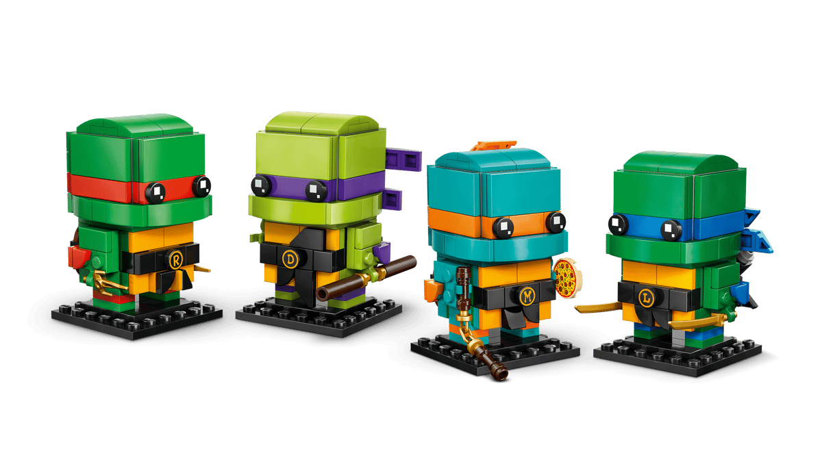 40878 Figurer av Teenage Mutant Ninja Turtles – Brikkeverden.no